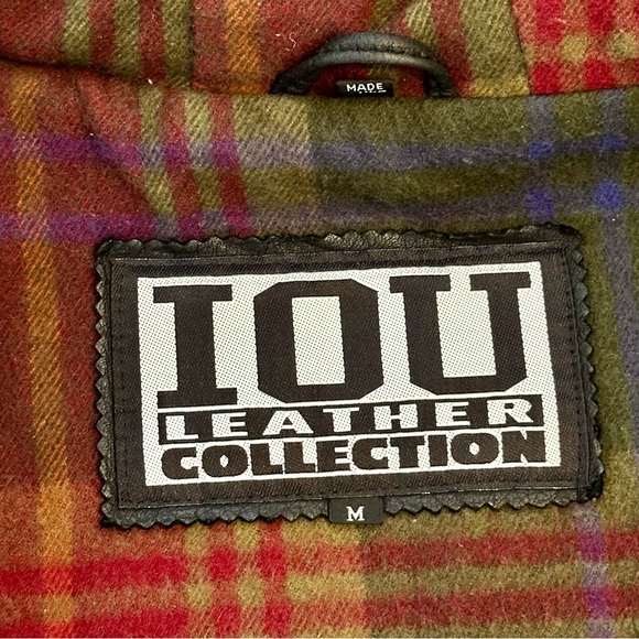 IOU Leather Collection Men’s Coat - Picture 3 of 13